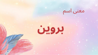 معنى اسم بروين