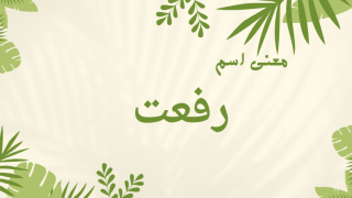 معنى اسم رفعت