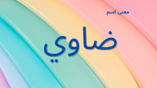 معنى اسم ضاوي