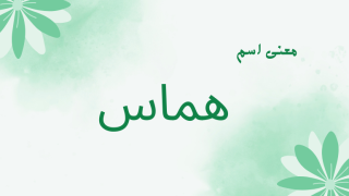 معنى اسم هماس