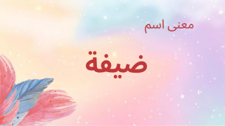 معنى اسم ضيفة